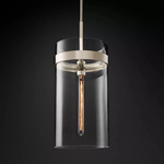 Ravelle Clear Glass Pendant Light