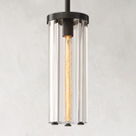 Savile Recessed Crystal Round Pendant Light