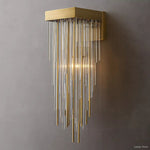Cascada Tube Crystal Wall Sconce