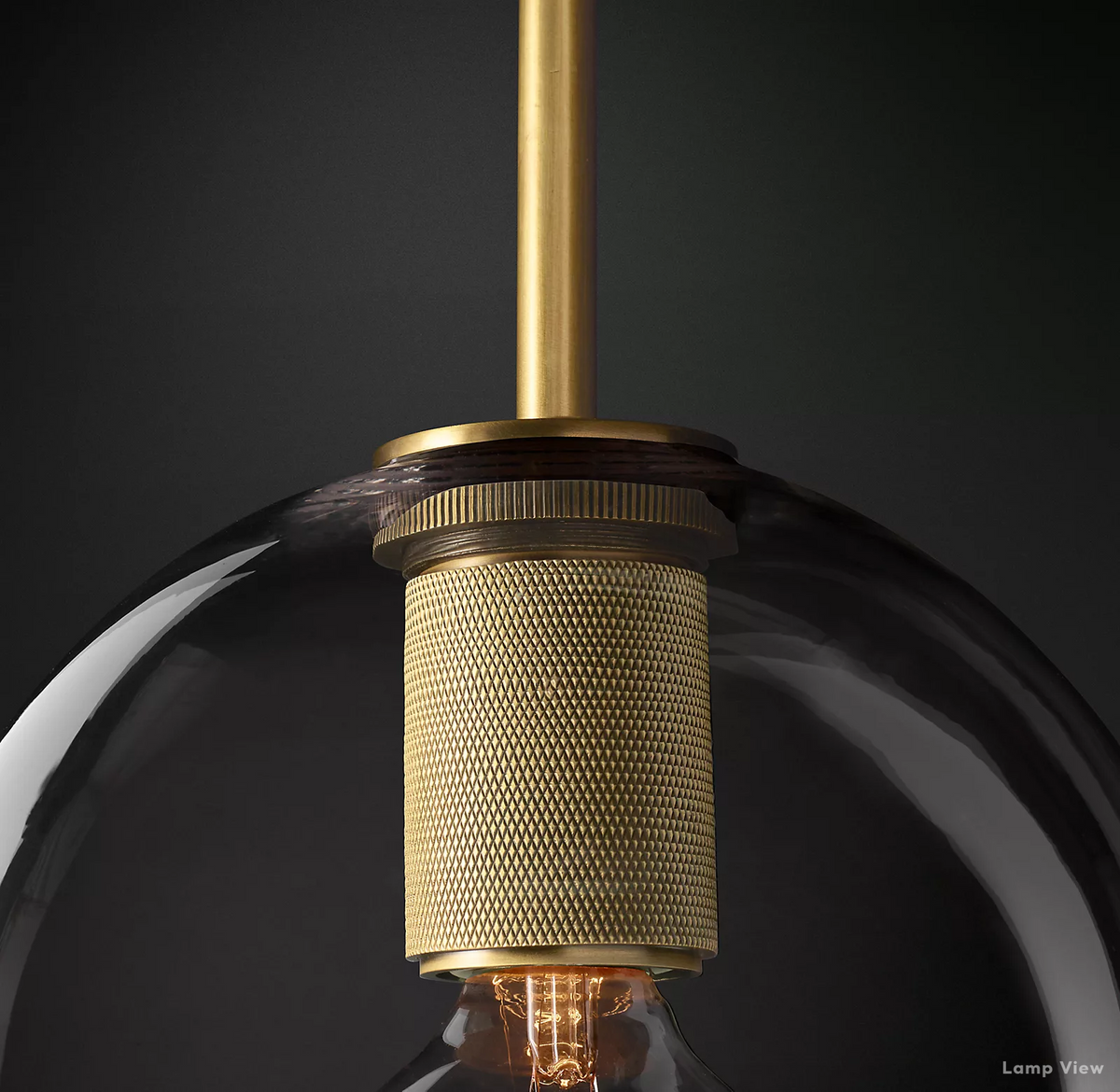 Utilitaire Globe Shade Pendant Light