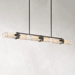 Savile Recessed Crystal Linear Chandelier 72"