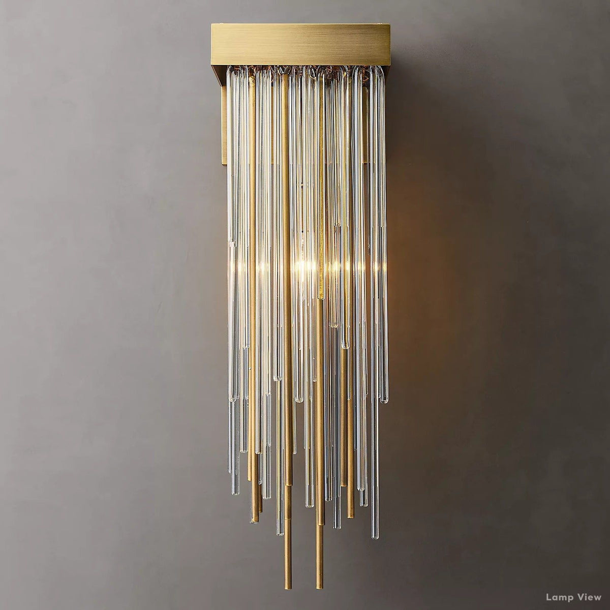 Cascada Tube Crystal Wall Sconce