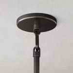 Savile Recessed Crystal Round Pendant Light