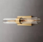Ravelle Clear Glass Linear Wall Sconce