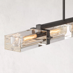 Savile Recessed Crystal Linear Chandelier 72"