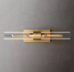 Ravelle Clear Glass Linear Wall Sconce