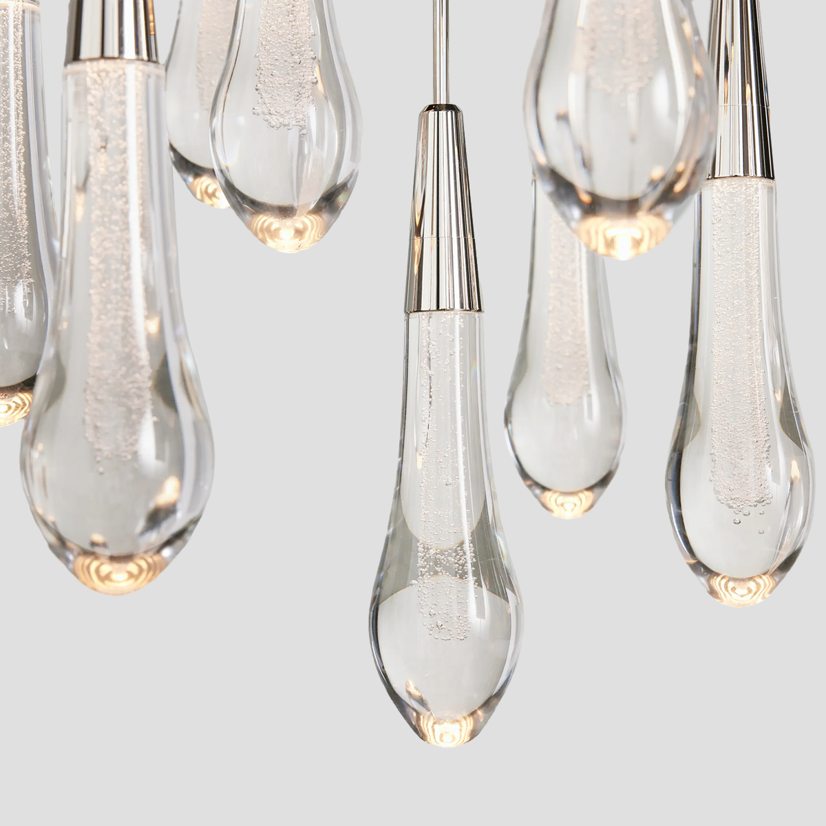 Soltaire Cascading Crystal Round Chandelier