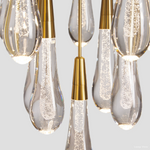 Soltaire Cascading Crystal Round Chandelier
