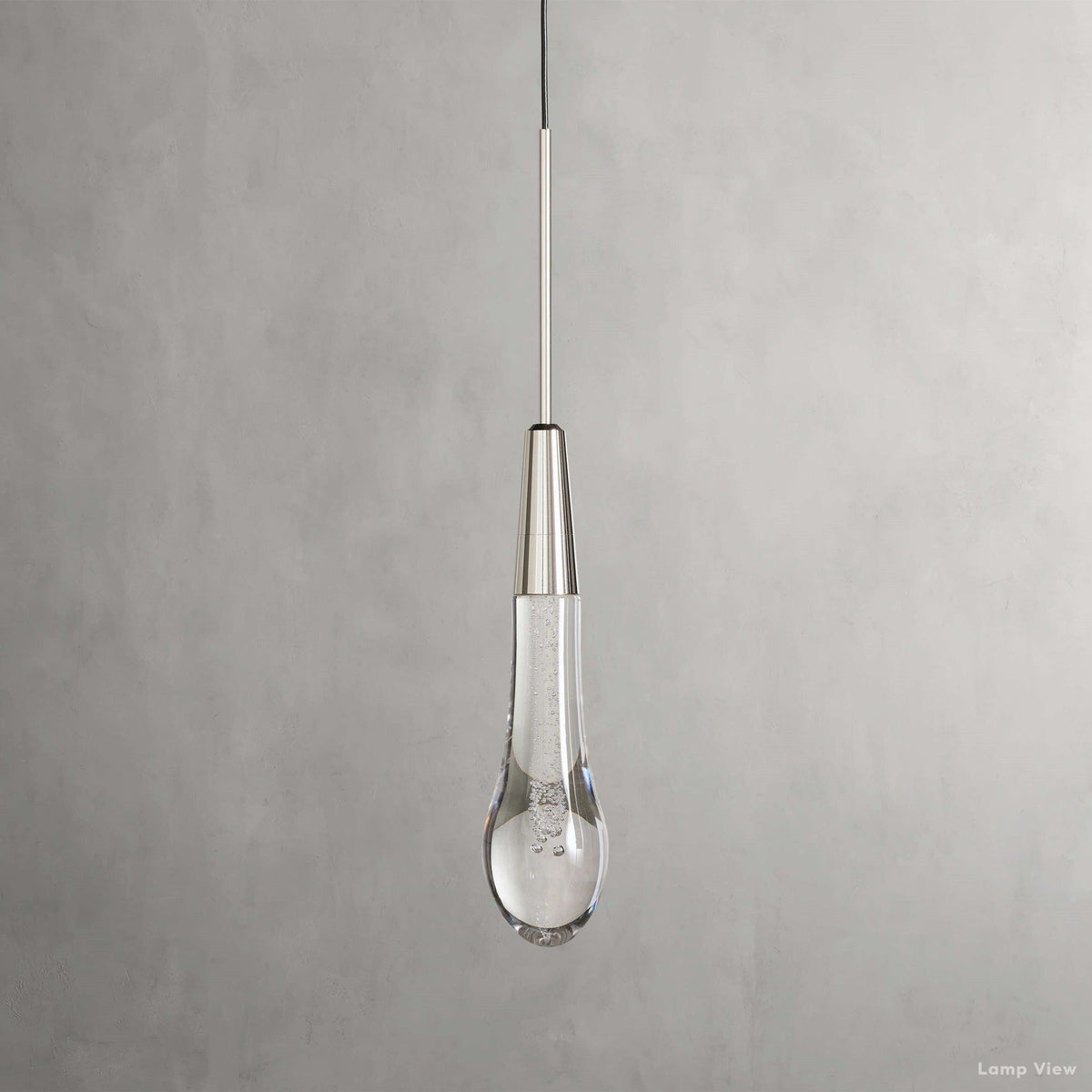 Soltaire Cascading Glass Single Pendant Light