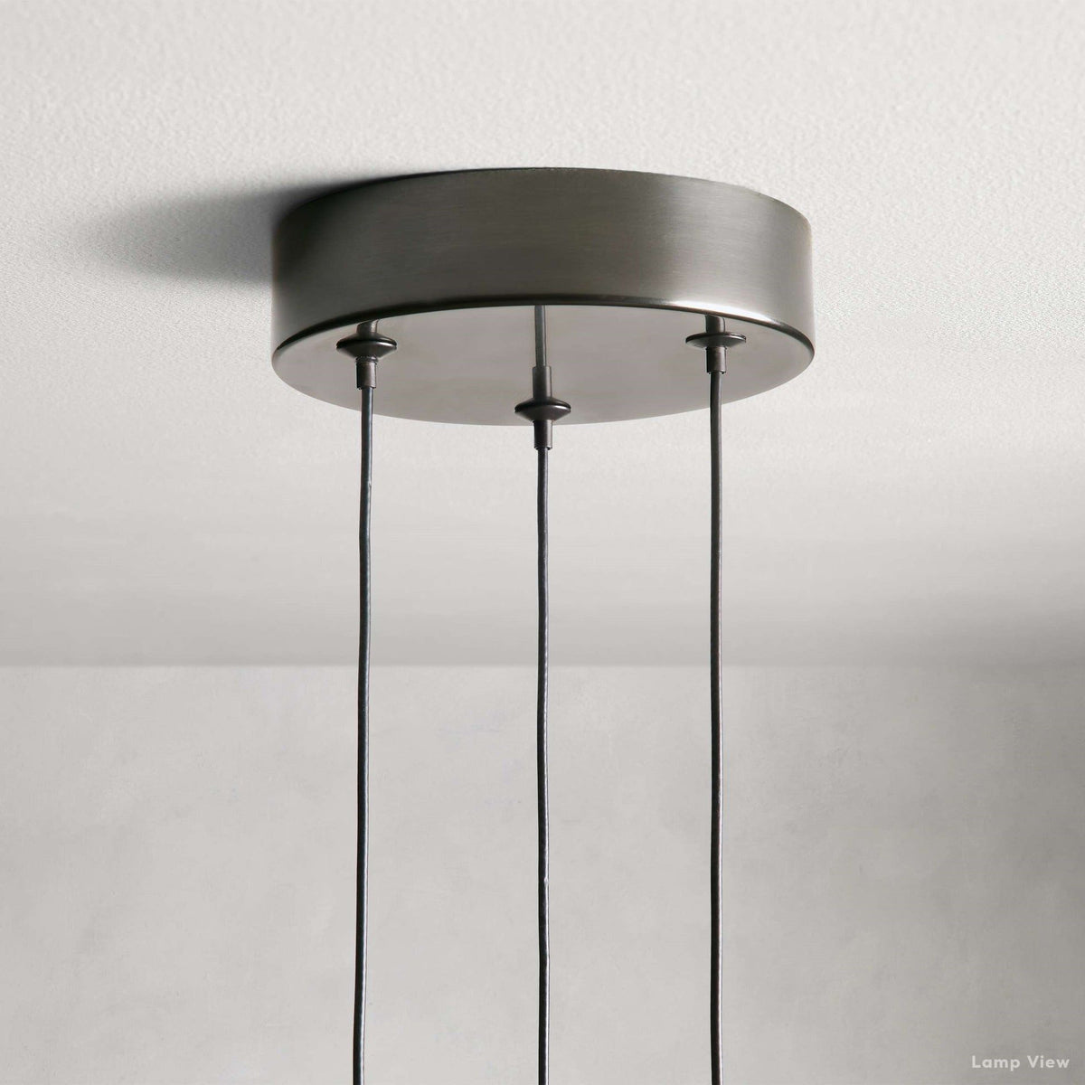 Soltaire Cascading Glass 3-Light Round Pendant