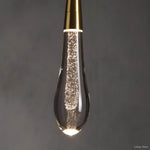 Soltaire Cascading Glass Single Pendant Light