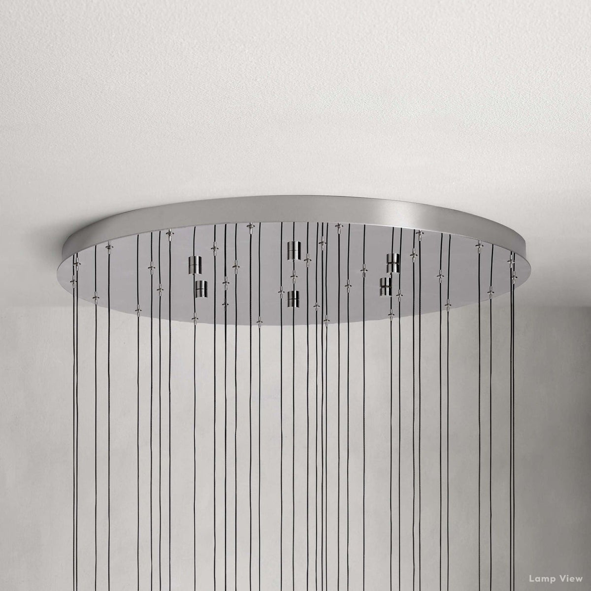 Soltaire Cascading Crystal Round Chandelier