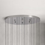 Soltaire Cascading Crystal Round Chandelier