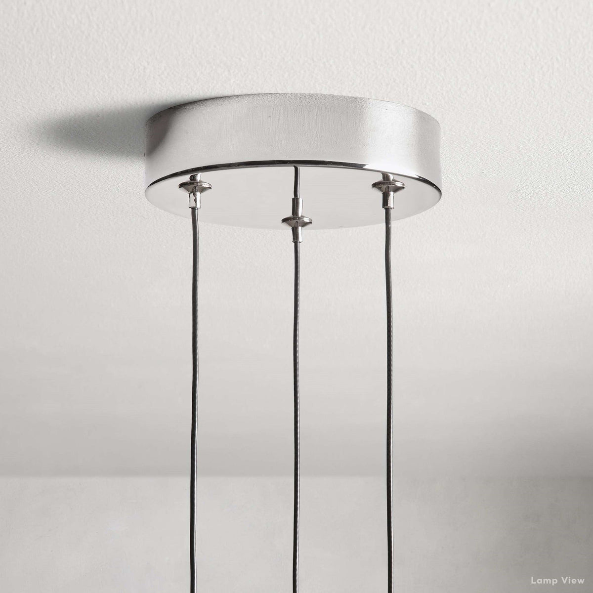 Soltaire Cascading Glass 3-Light Round Pendant