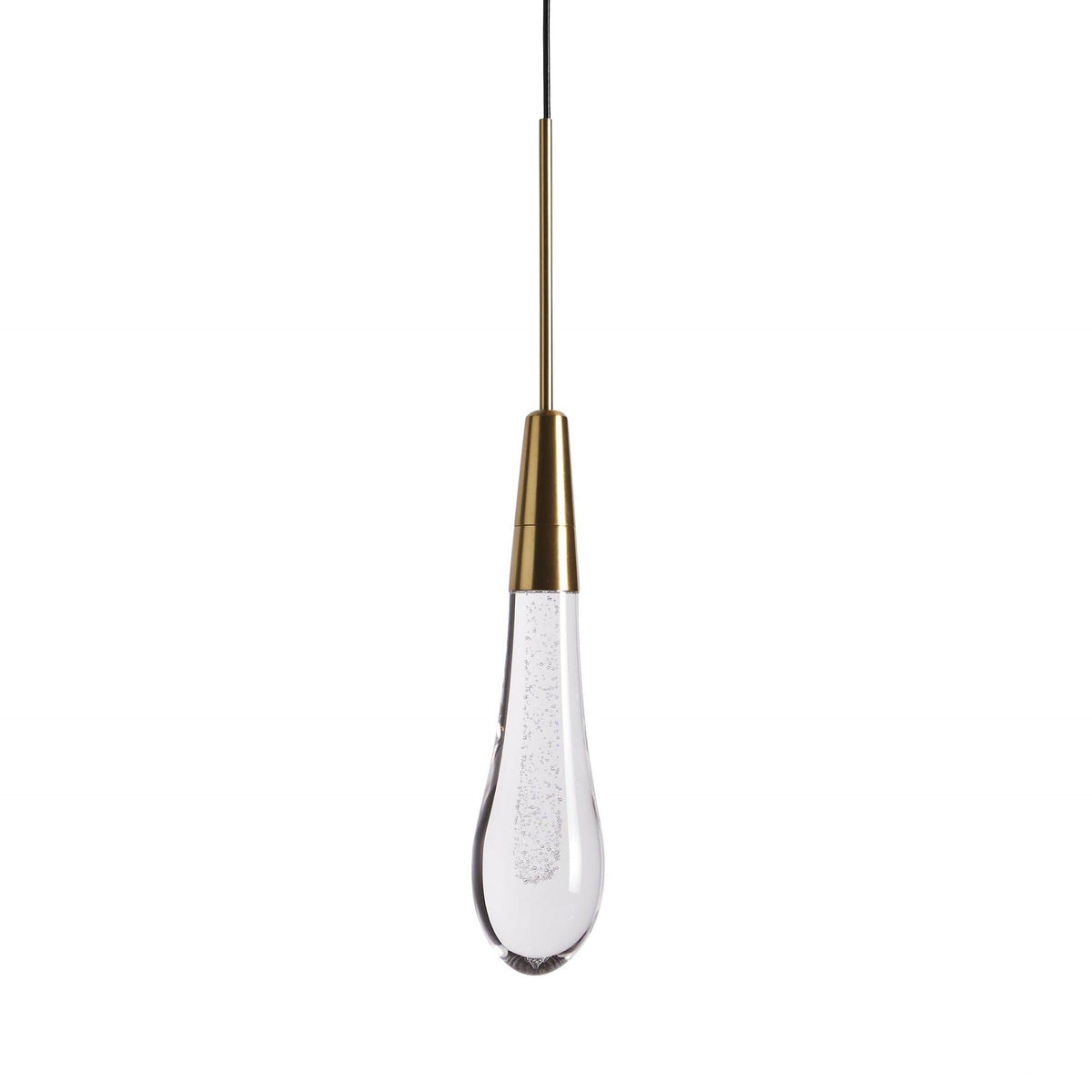 Soltaire Cascading Glass Single Pendant Light