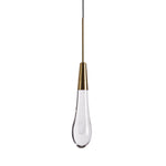 Soltaire Cascading Glass Single Pendant Light