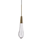 Soltaire Cascading Glass Single Pendant Light