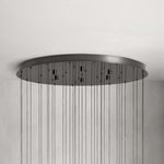 Soltaire Cascading Glass Round Chandelier