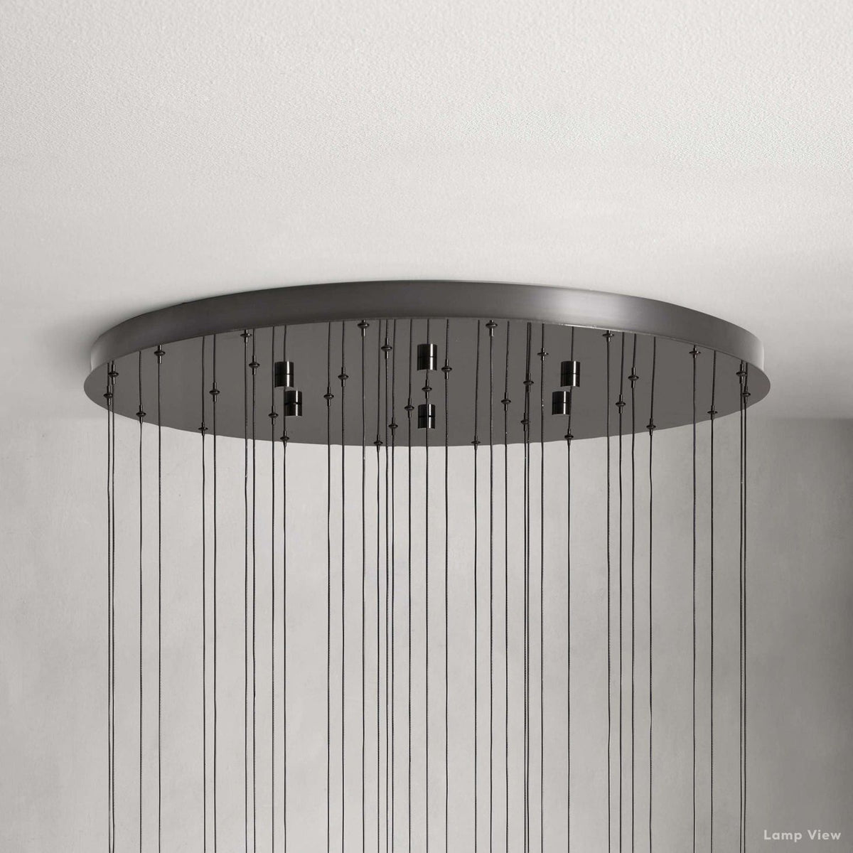 Soltaire Cascading Crystal Round Chandelier