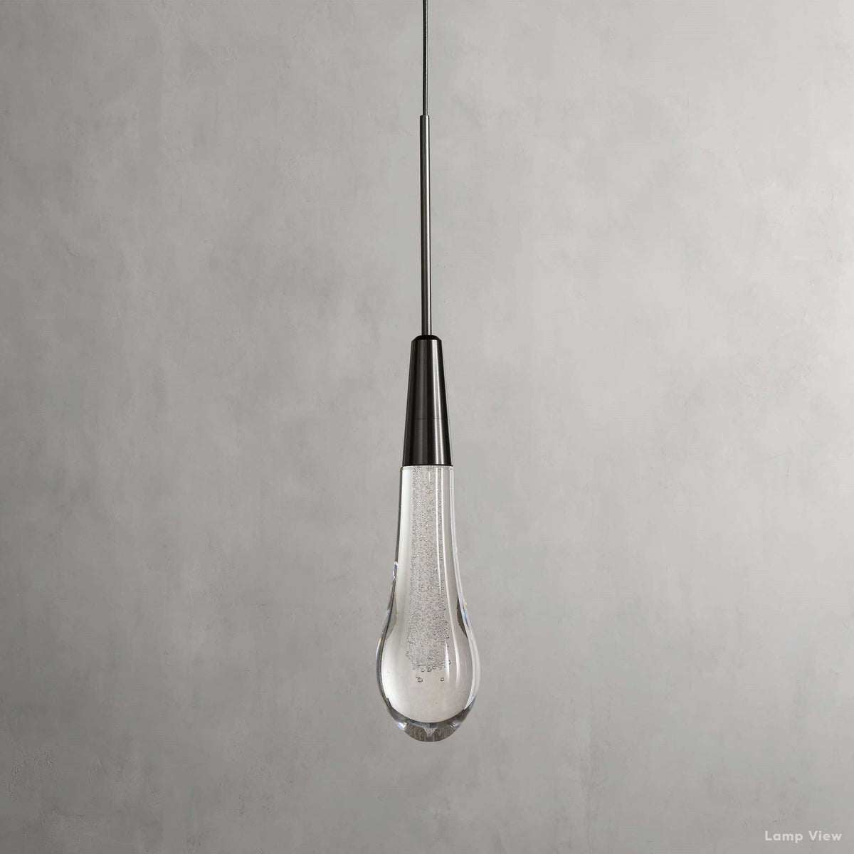 Soltaire Cascading Glass Single Pendant Light