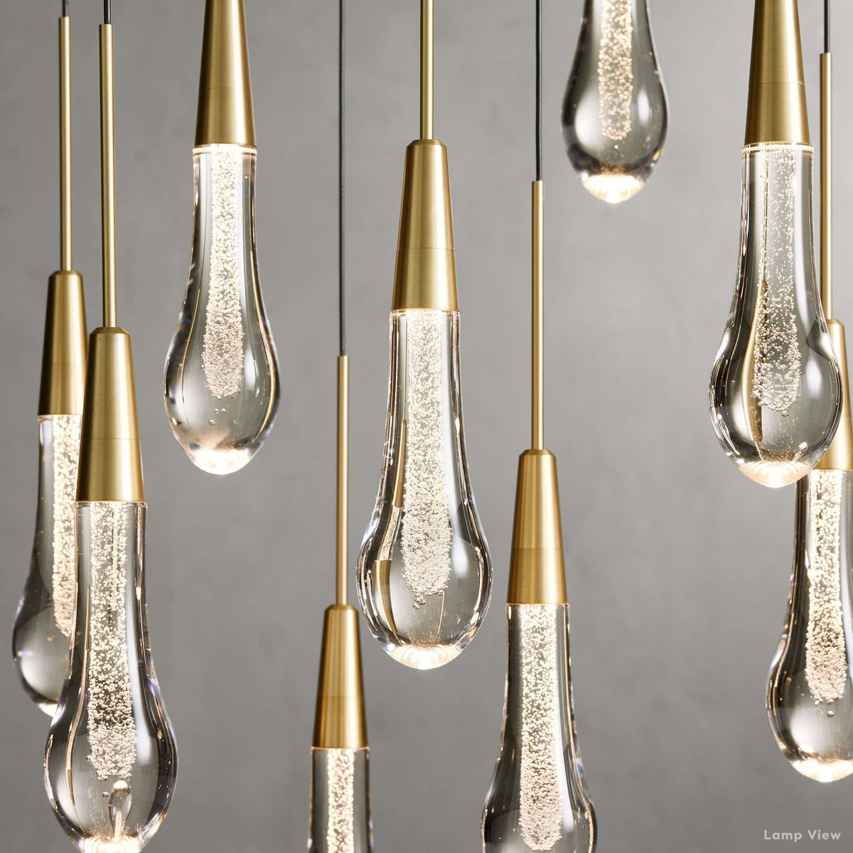 Soltaire Cascading Crystal Linear Chandelier