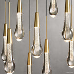 Soltaire Cascading Crystal Linear Chandelier