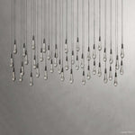 Soltaire Cascading Crystal Linear Chandelier