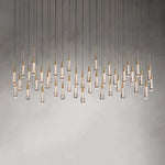 Soltaire Cascading Crystal Linear Chandelier