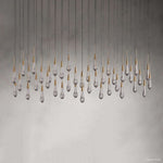 Soltaire Cascading Crystal Linear Chandelier