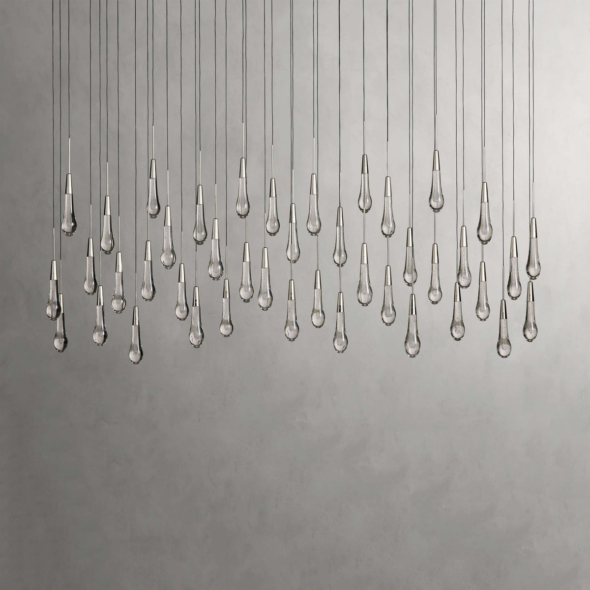 Soltaire Cascading Crystal Linear Chandelier
