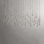 Soltaire Cascading Crystal Linear Chandelier