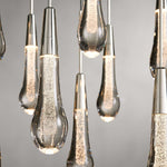 Soltaire Cascading Crystal Linear Chandelier