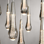 Soltaire Cascading Crystal Linear Chandelier