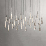 Soltaire Cascading Crystal Linear Chandelier