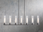 Andreas Ridged Tubular Linear Chandelier