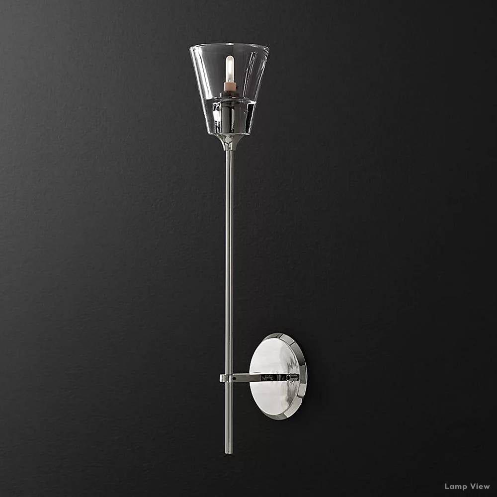 Torche Classic Glass Wall Sconce