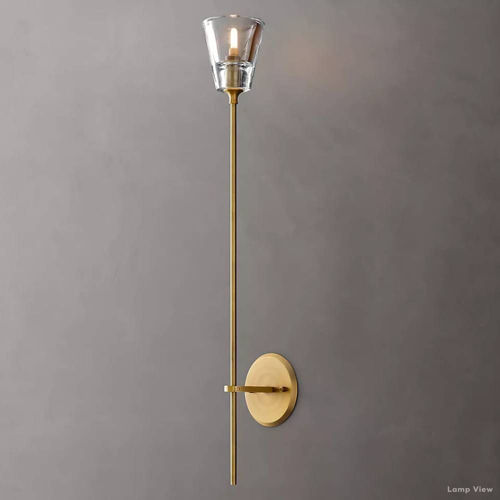 Torche Classic Glass Wall Sconce