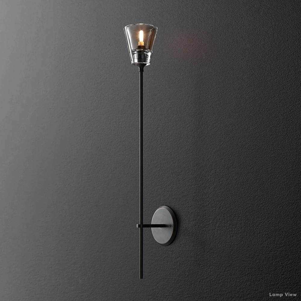 Torche Classic Glass Wall Sconce