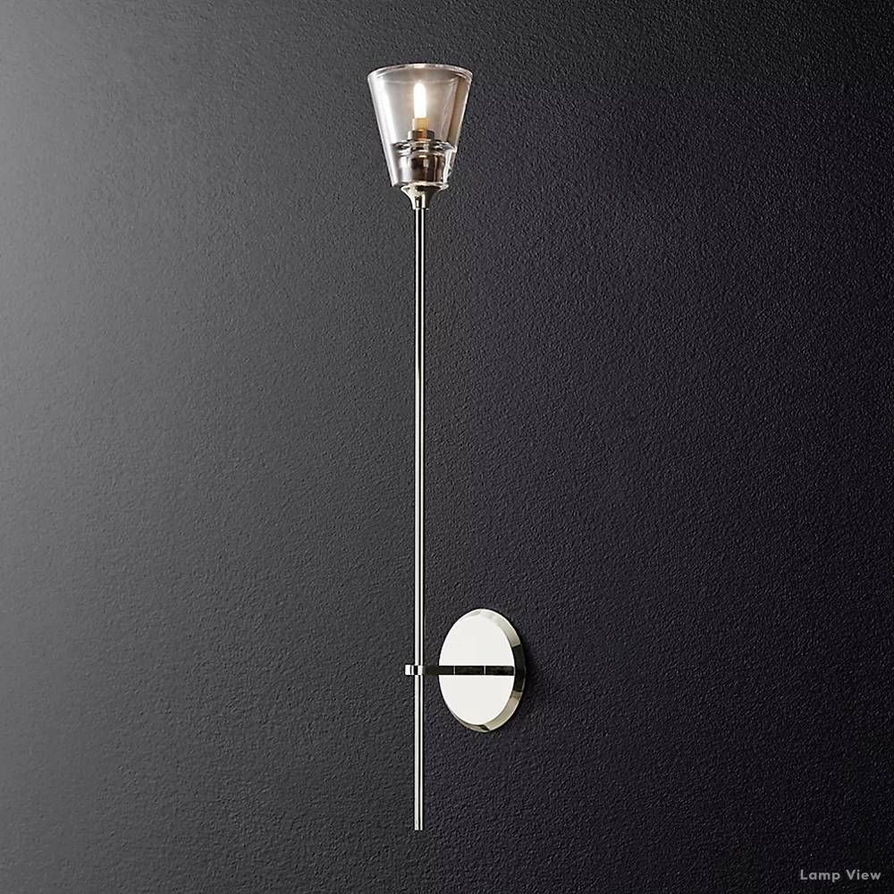 Torche Classic Glass Wall Sconce