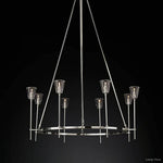 Torche Classic Glass Round Chandelier 46"
