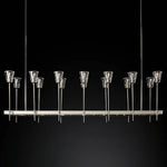 Torche Rectangular Chandelier 67"