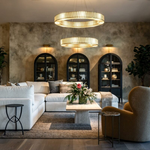 Jeunet Two-Tier Round Chandelier