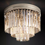 Odeon Layered Crystal Flush Mount