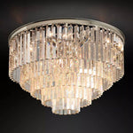 Odeon Layered Crystal Flush Mount