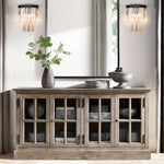 Odeon Layered Crystal Wall Sconce