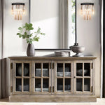 Odeon Fringed Crystal Wall Sconce