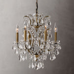 Rococo Garland Crystal Round Chandelier 18"