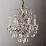Rococo Garland Crystal Round Chandelier 18"