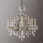 Rococo Garland Crystal Round Chandelier 28"