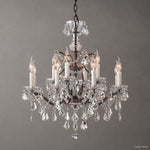 Rococo Garland Crystal Round Chandelier 28"